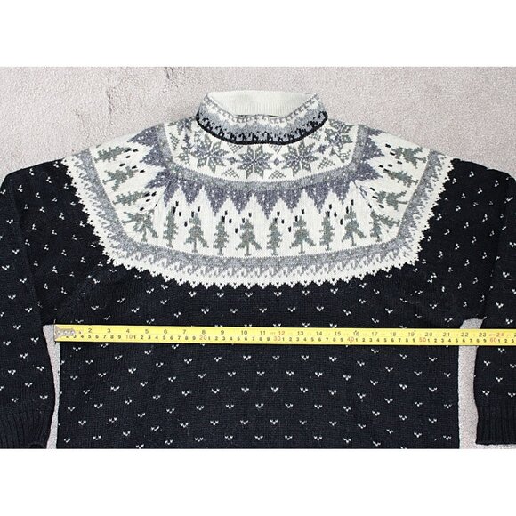 Vintage Eddie Bauer Fair Isle Ski Sweater, Holiday, Cowichan - Med - Hong Kong - Picture 7 of 8